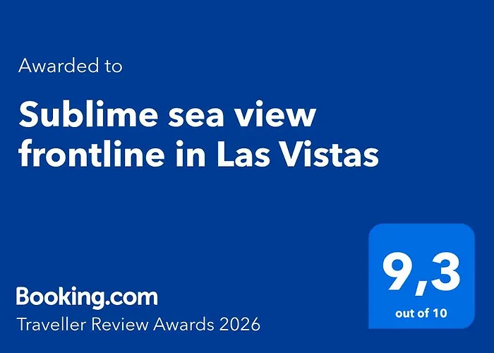 Sublime Sea View Frontline In Vistas